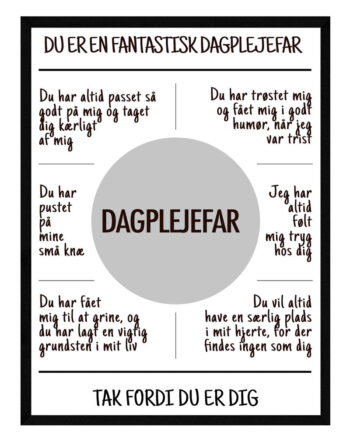 Dagplejefar Plakat