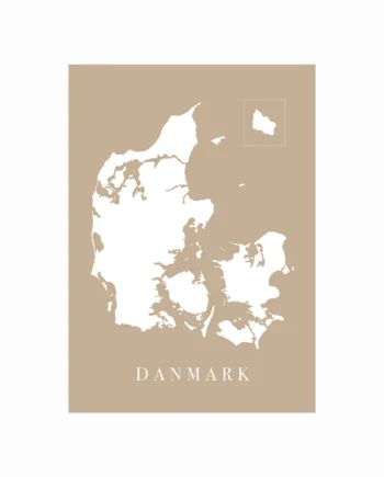 Danmarkskort Sand