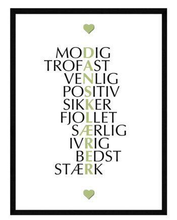 Dansklærer Citat Plakat