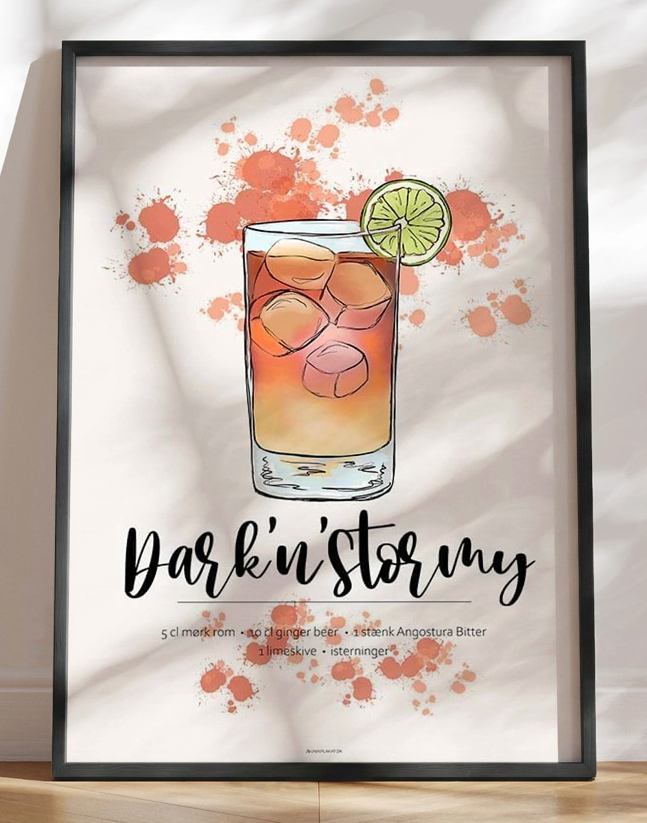 Dark   Stormy Opskrift Plakat