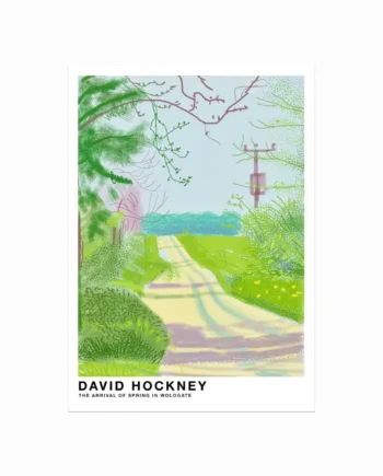 David Hockney Plakat  The Arrival Of Spring In Woldgate