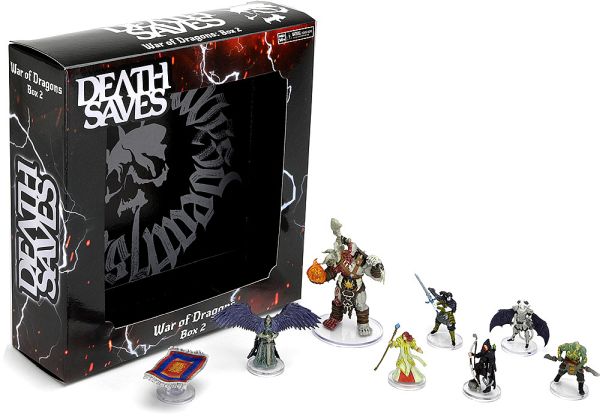 Death Saves Premium Painted Miniatures: War Of The Dragons Box