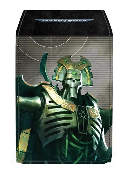 Deck Box Alcove Flip Box Leatherette : Warhammer 40 000 40k : Necron Ultra Pro 16565