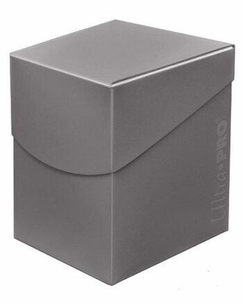 Deck Box Eclipse Pro 100  Solid Smoke Grey  Gr 195 165  Holder 110 Kort   Lommer  Ultra Pro  85693