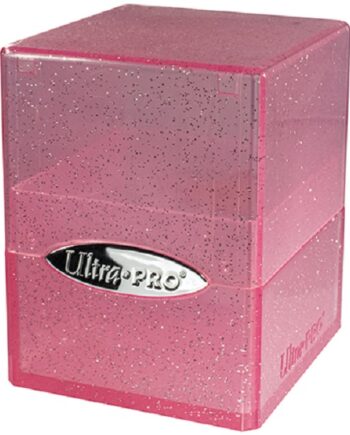 Deck Box Satin Cube: Glitter Pink  Lyser 195 184    Ultra Pro  15887