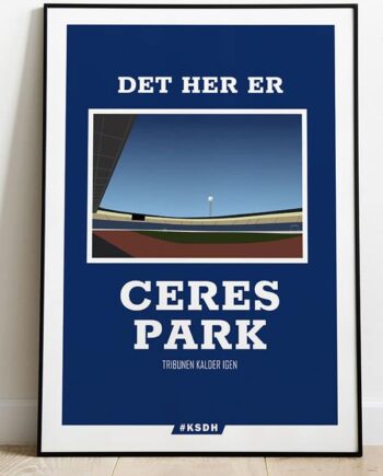 Det Her Er Ceres Park  Plakat 21   29    A4  Kr  199 -