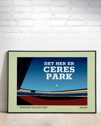 Det Her Er Ceres Park Plakat Vandret 29     21 Cm  A4  Kr  199 -