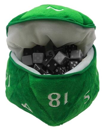Dice Bag     Dungeons And Dragons D20: Green  Gr 195 184     Terningepose Gamer Pouch  Ultra Pro  15758