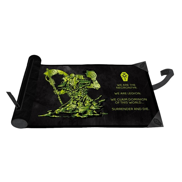 Dice Bag Rolling Mat Warhammer 40 000 40k : Dice Scroll Premium Foil Necron Ultra Pro 16560