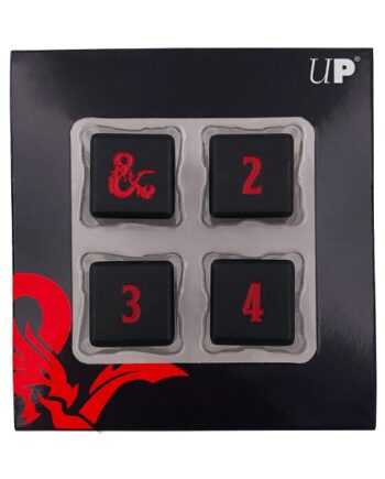 Dice   Sidede  D6  Terninger Dungeons   Dragons: Heavy Metal Black And Red       Ultra Pro  18613