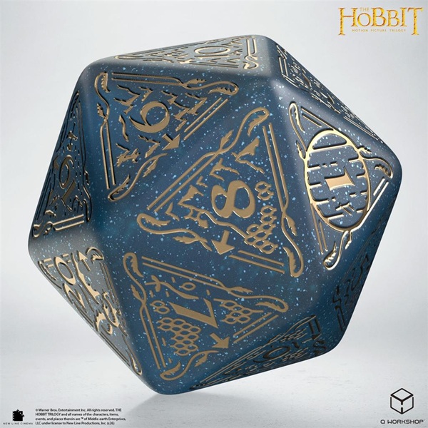 Dice 20 Sidet D20 Terning The Hobbit Tcg: Jumbo Dice Aether Spindown -workshop