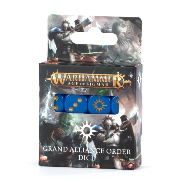 Dice Terninger Warhammer: Age Of Sigmar Grand Alliance: Order 16d6 99220299090