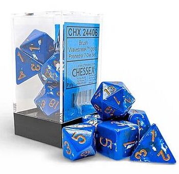 Dice Terninges 195 166     Terninger Brush Wavebreak With Gold