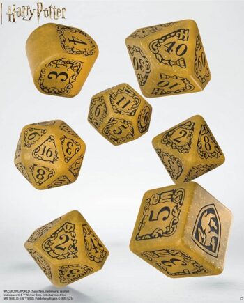 Dice Terninges 195 166     Terninger Harry Potter Hufflepuff Modern Glittering Yellow With Black
