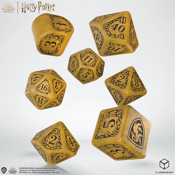 Dice Terninges 195 166 Terninger Harry Potter Hufflepuff Modern Glittering Yellow With Black