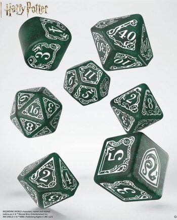 Dice Terninges 195 166     Terninger Harry Potter Slytherin Modern Dark Green With White