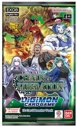 Digimon Card Game Ex08: Chain Of Liberation Booster Pack