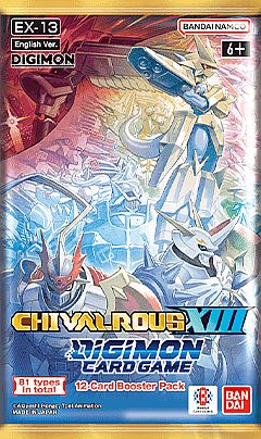 Digimon Card Game Ex13: Chivalrous Xiii Extra Booster Box Display 24 Packs