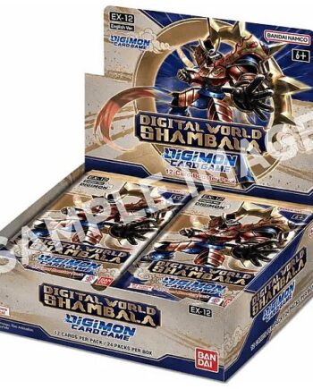 Digimon Card Game Ex12: Digital World Shambala Booster Box  Display  24 Packs
