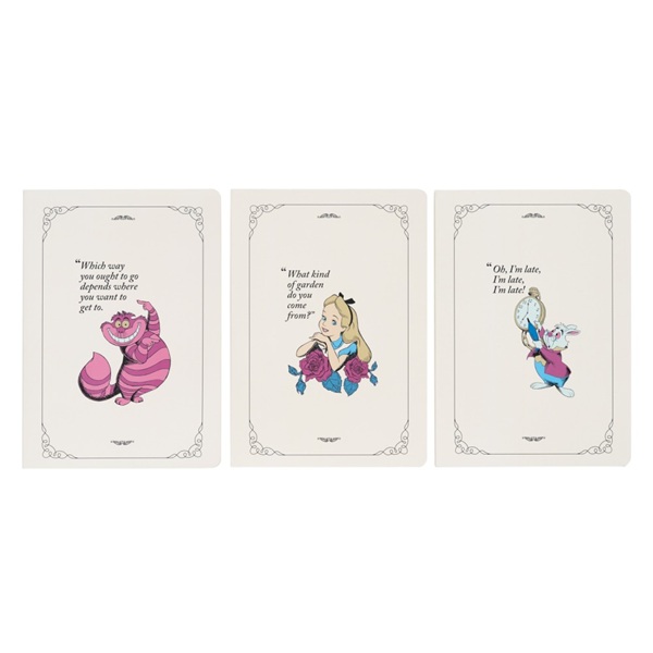 Disney: Alice In Wonderland A5 Notebook -pack