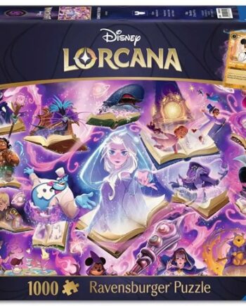 Disney Lorcana: Glimmers Of The Realm: Amethyst Jigsaw Puzzle  1000 Pieces