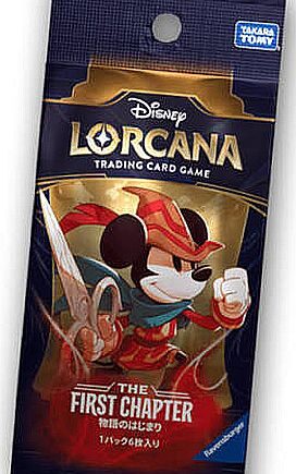 Disney Lorcana Tcg Japansk Japanese: Set   The First Chapter Booster Pack