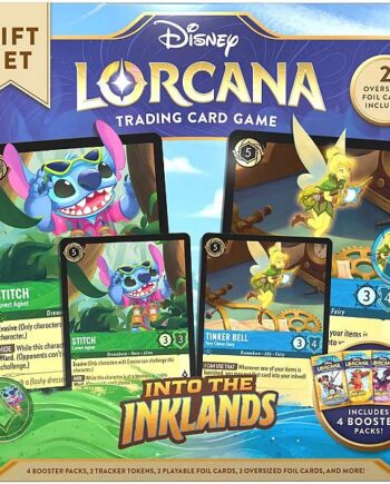 Disney Lorcana Tcg: Set 03 Into The Inklands Gift Set    Booster Packs