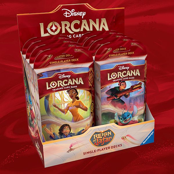 Disney Lorcana Tcg: Set Reign Of Jafar Single-player Starter Deck Display Decks