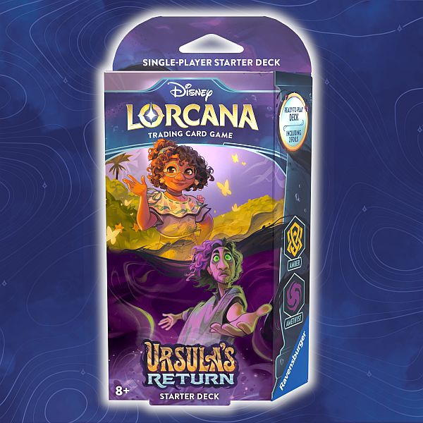Disney Lorcana Tcg: Set Ursula Return Starter Deck: Amber Amethyst Mirabel Bruno