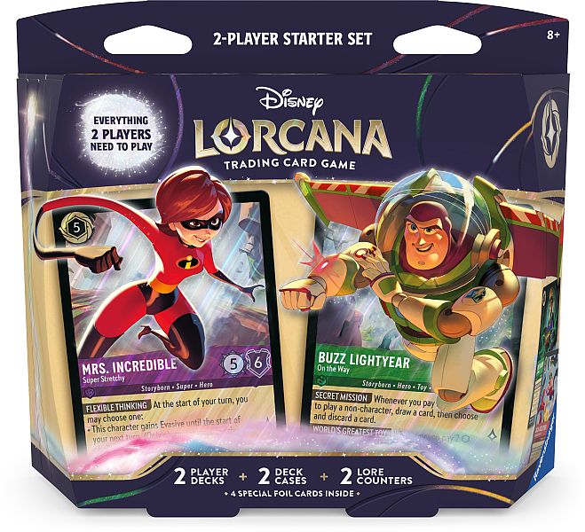 Disney Lorcana Tcg: Set 12 Wilds Unknown Two-player Starter Set Decks Guide