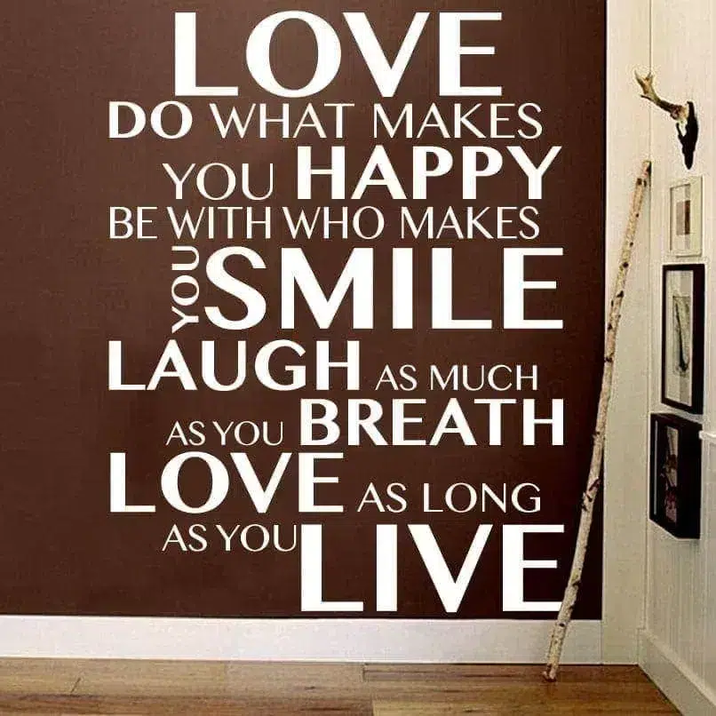 Do What Makes You Happy Wallsticker