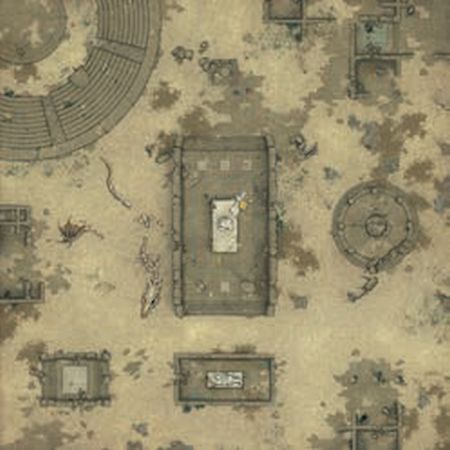 Don Panic Games: Drakerys Gaming Mat Playmat : Ancient City 90cm 90cm