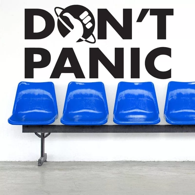 Don   Panic Wallsticker