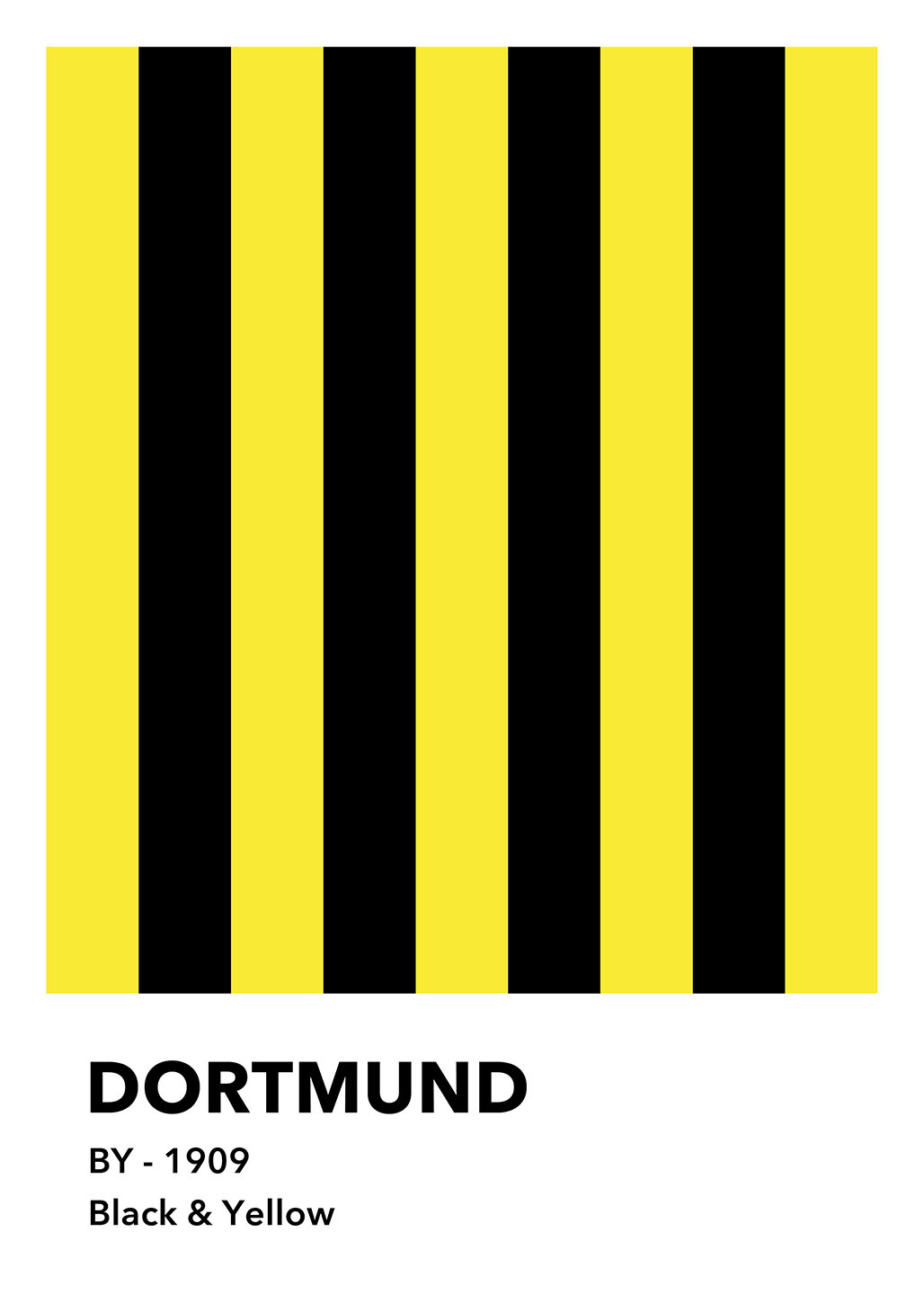 Dortmund Black Yellow Af Olé Olé