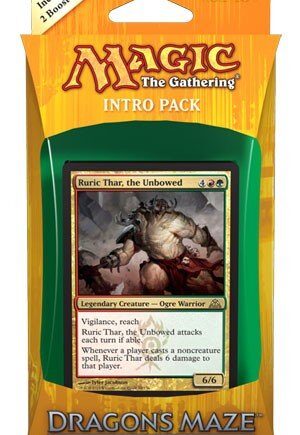Dragon   Maze Intro Pack Deck Gruul Siege Ruric Thar  The Unbowed   Boosters Pr  Deck   Mtg Dgm