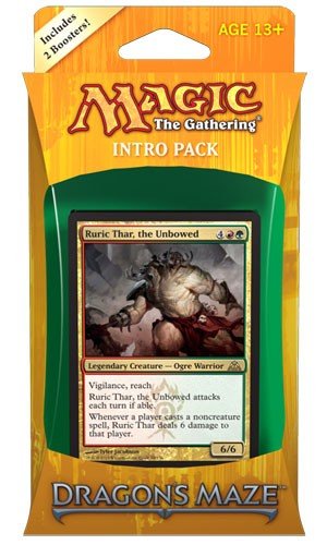 Dragon   Maze Intro Pack Deck Gruul Siege Ruric Thar  The Unbowed   Boosters Pr  Deck   Mtg Dgm