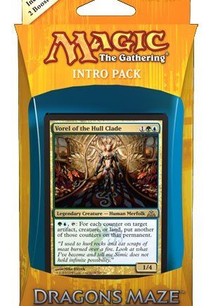 Dragon   Maze Intro Pack Deck Simic Domination Vorel Of The Hull Clade   Boosters Pr  Deck   Mtg Dgm