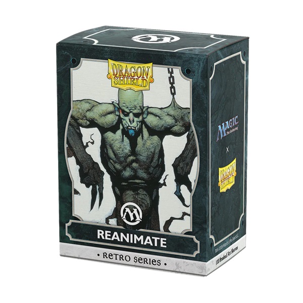 Dragon Shield Deck Protectors Brushed Art Sleeves: Magic: The Gathering Retro Series: Reanimate 100 Lommer Dragonshield Sleeves At-16533