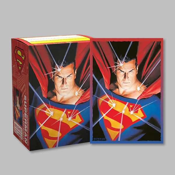 Dragon Shield Deck Protectors Brushed Art Sleeves: Superman 100 Lommer Dragonshield Sleeves At-16095