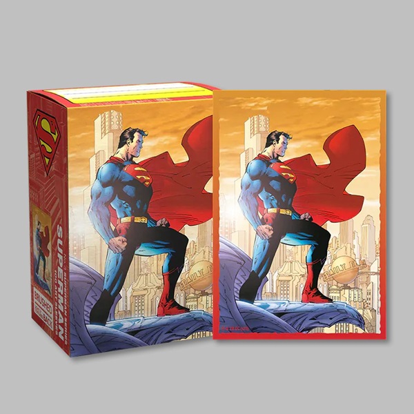 Dragon Shield Deck Protectors Brushed Art Sleeves: Superman 100 Lommer Dragonshield Sleeves At-16097