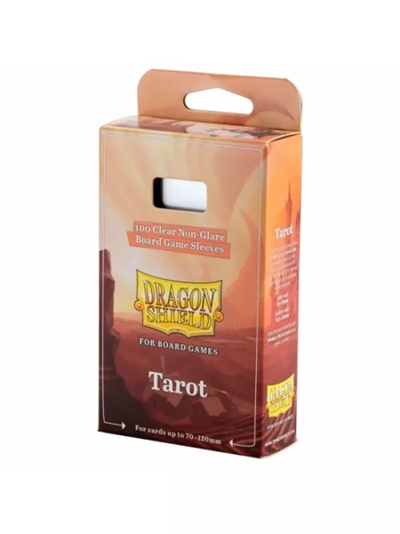 Dragon Shield Deck Protectors Clear Non-glare Board Game Sleeves: Tarot 100 Lommer Dragonshield Sleeves At-60208
