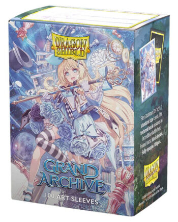 Dragon Shield Deck Protectors License Sleeves: Grand Archive: Alice  Golden Queen 100 Lommer Dragonshield Sleeves  At-16169