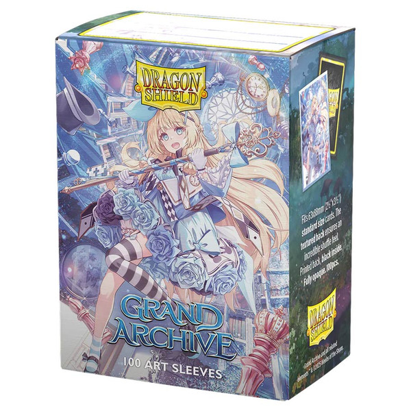 Dragon Shield Deck Protectors License Sleeves: Grand Archive: Alice Golden Queen 100 Lommer Dragonshield Sleeves At-16169
