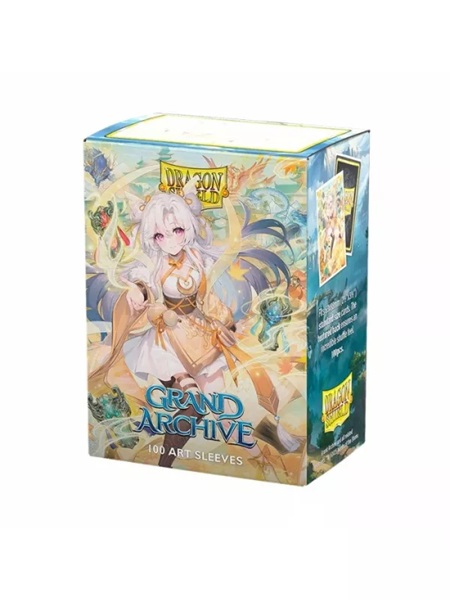 Dragon Shield Deck Protectors License Sleeves: Grand Archive: Guo Jia Heaven 226 128 153 Favored 100 Lommer Dragonshield Sleeves At-16128