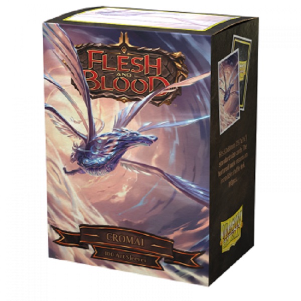 Dragon Shield Deck Protectors Matte Art Sleeves: Flesh And Blood: Cromai 100 Lommer Dragonshield Sleeves At-16078