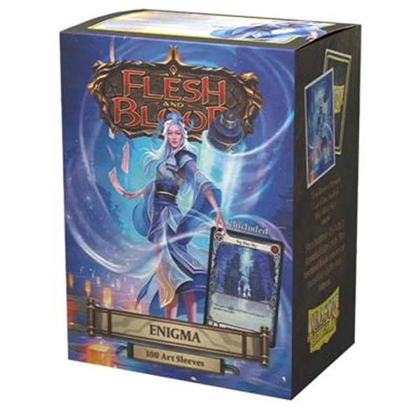 Dragon Shield Deck Protectors Matte Art Sleeves: Flesh And Blood Part The Mistveil: Enigma 100 Lommer Exclusive Promo Dragonshield Sleeves At-16105