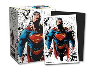 Dragon Shield Deck Protectors Matte Dual Art: Dc Comics: Superman Core Full Color Variant 100 Lommer Dragonshield Sleeves At-16085