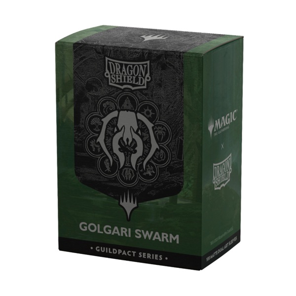 Dragon Shield Deck Protectors Matte Dual Art Sleeves: Magic: The Gathering: The Guildpact Series Golgari Swarm 100 Lommer Dragonshield Sleeves At-16510
