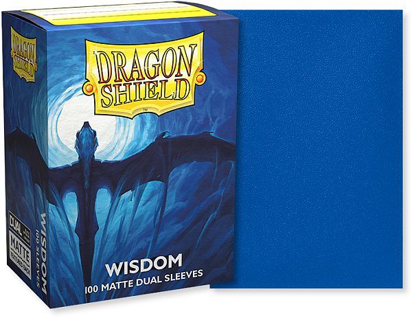Dragon Shield Deck Protectors Matte Dual: Wisdom 100 Lommer Dragonshield Sleeves At-15057