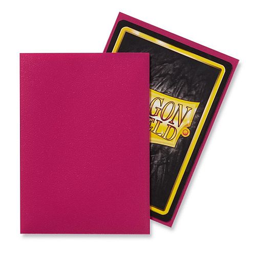 Dragon Shield Deck Protectors Matte: Magenta 100 Lommer Dragonshield Sleeves  At-11026